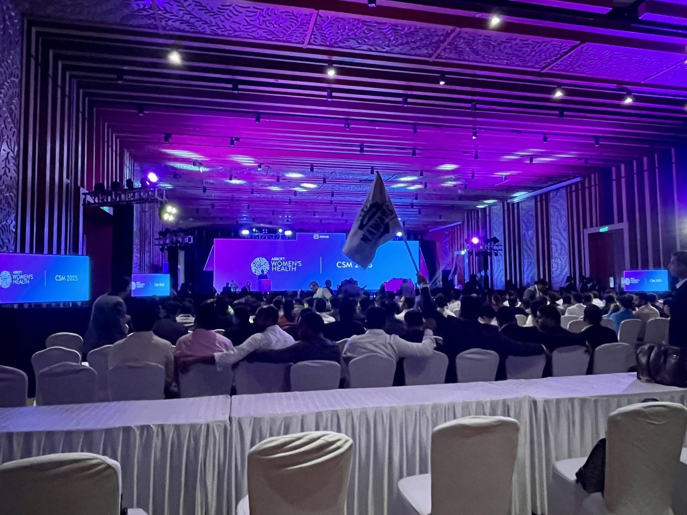 Corporate keynote audience at Abbott Women's Health CSM 2025