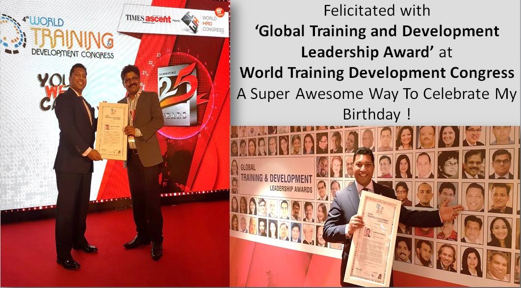 Global Training Development Leadership Award Mihir Koltharkar