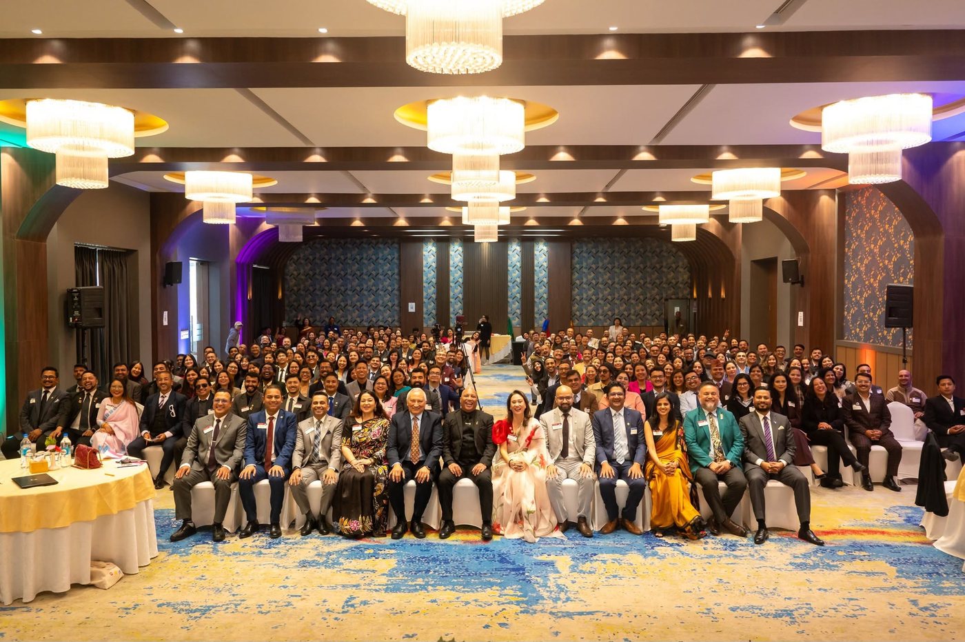 Sales leadership keynote to a large audience in Nepal