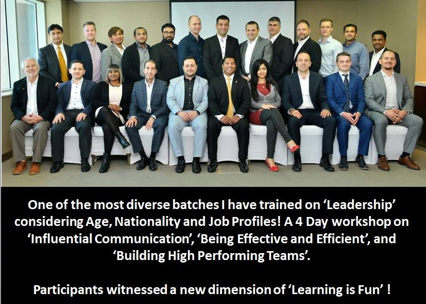 Mihir Koltharkar leadership workshop diverse international batch