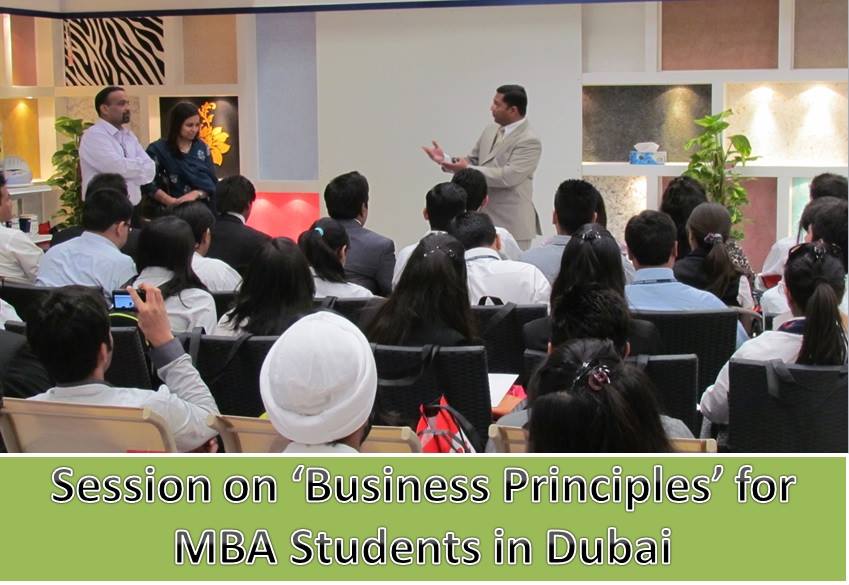 Mihir Koltharkar session for MBA students Dubai