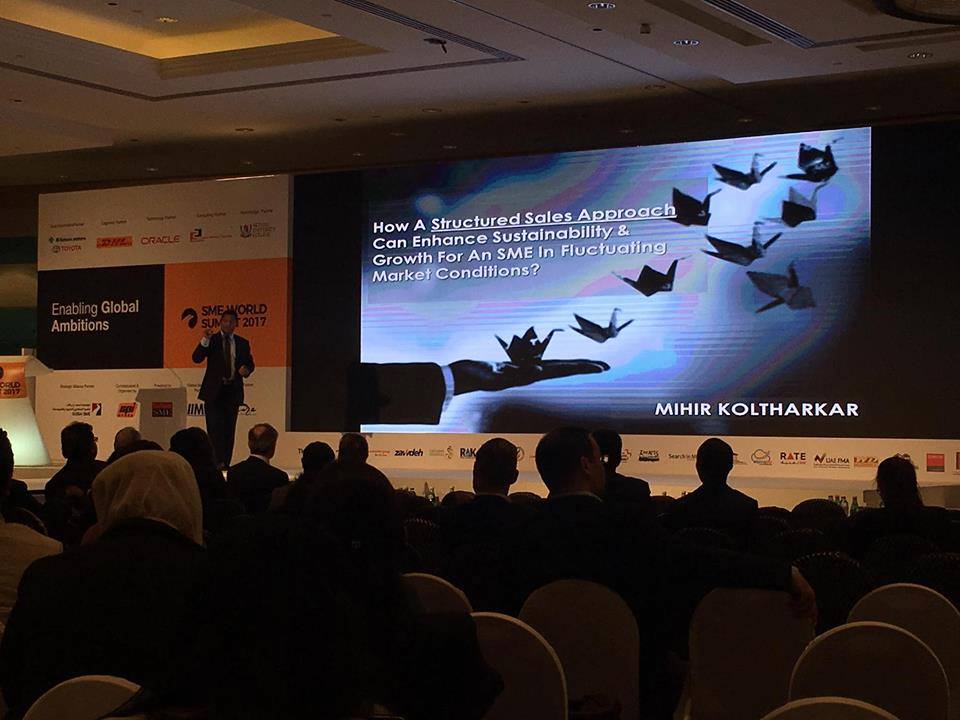 Mihir Koltharkar at SME World Summit Dubai